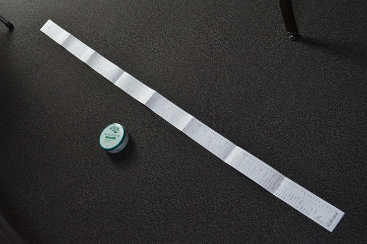 買取レシート（長い）