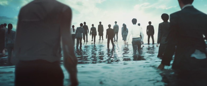 まるでゾンビ映画のワンシーン